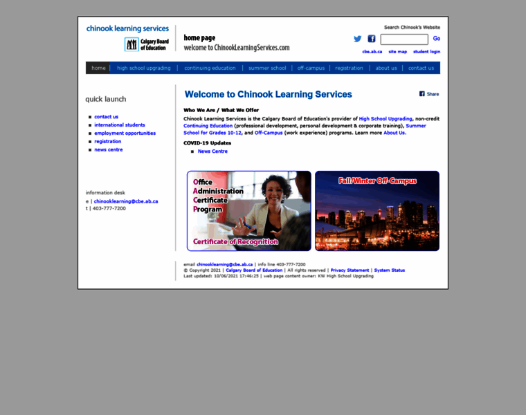 Chinooklearningservices.com thumbnail