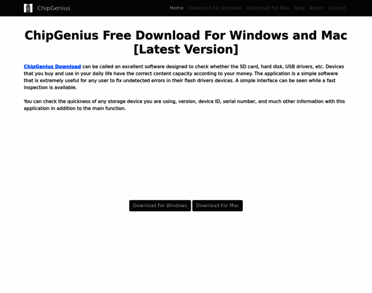 Chipgenius.org thumbnail
