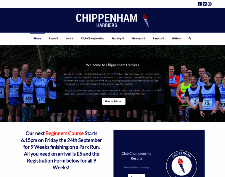Chippenhamharriers.co.uk thumbnail
