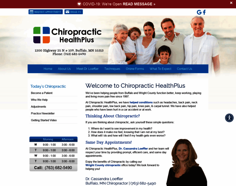 Chiropractichealthplus.com thumbnail