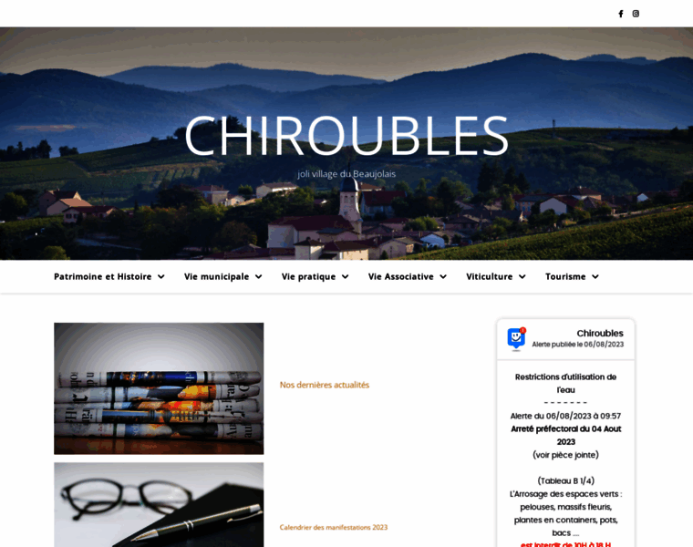 Chiroubles.fr thumbnail