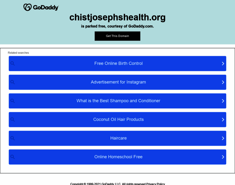 Chistjosephshealth.org thumbnail