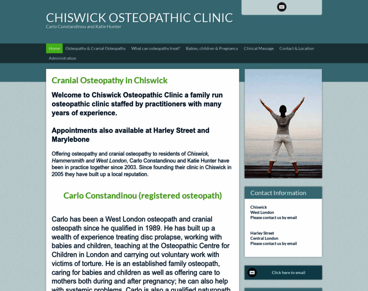 Chiswickosteopaths.co.uk thumbnail
