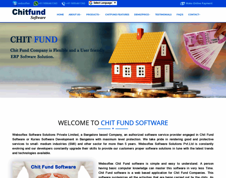 Chitfundsoftware.in thumbnail