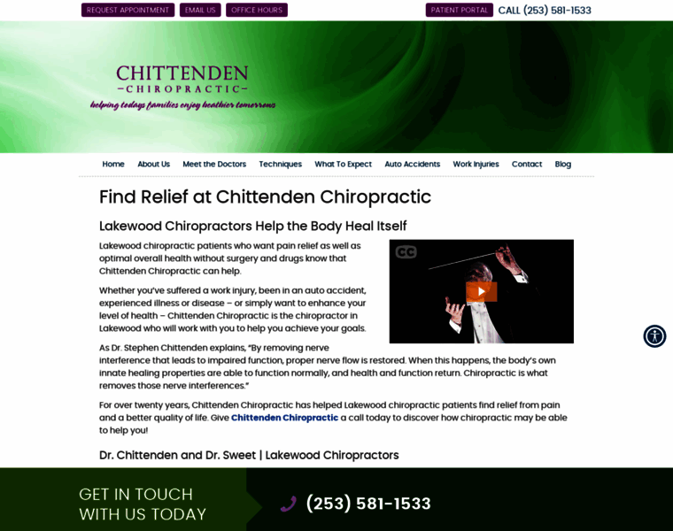 Chittendenchiropractic.com thumbnail