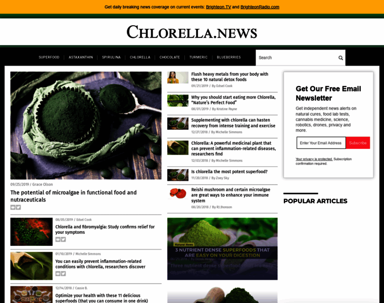 Chlorella.news thumbnail