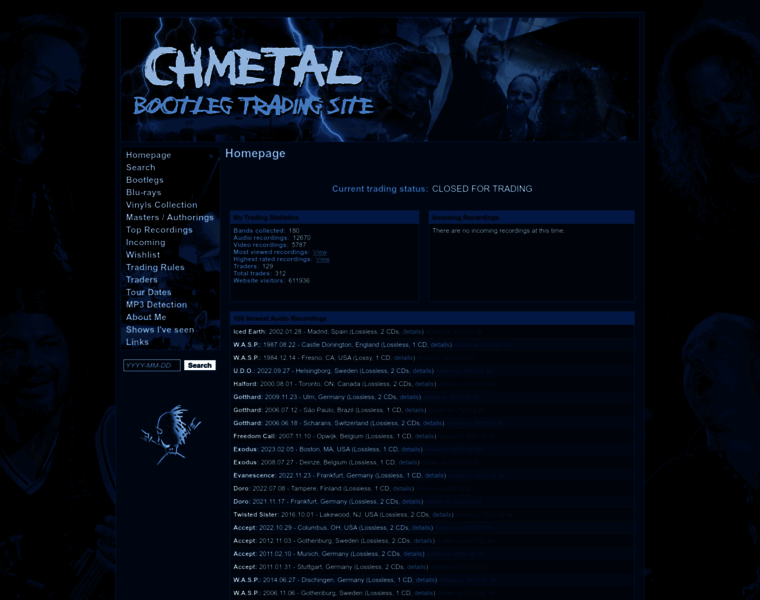 Chmetal.info thumbnail