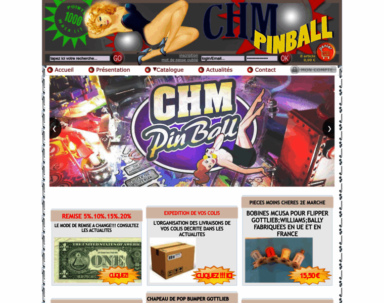 Chmpinball.com thumbnail