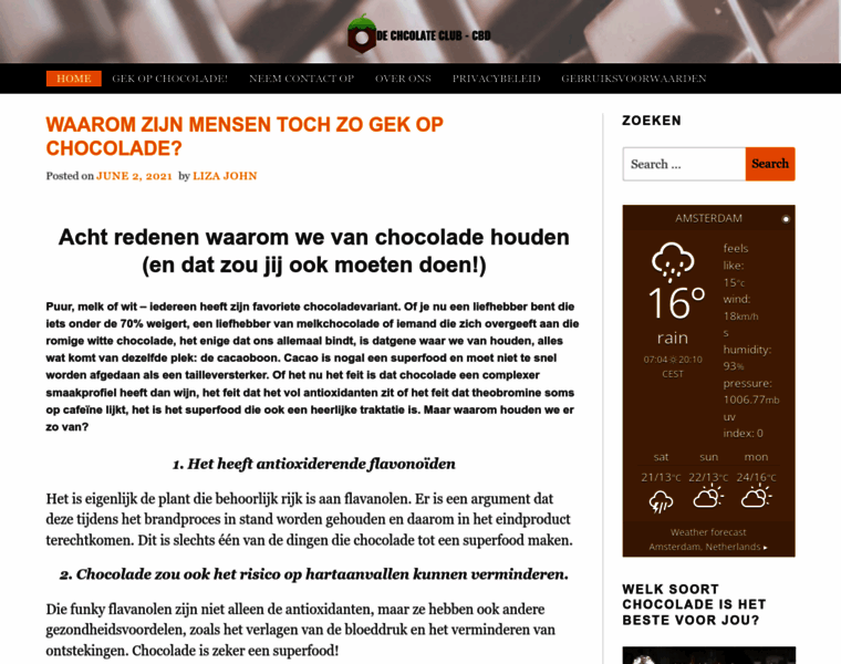 Chocolateclub.nl thumbnail
