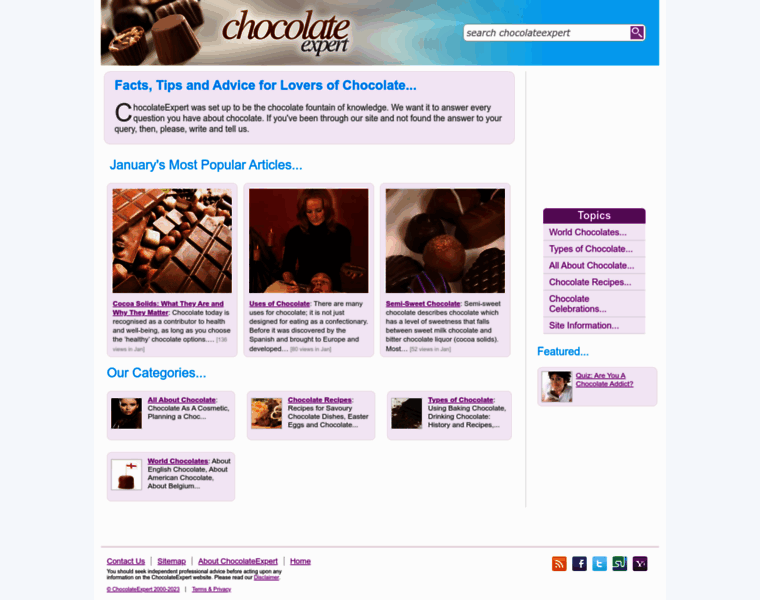Chocolateexpert.co.uk thumbnail