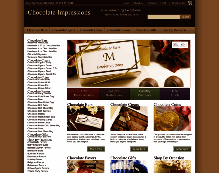 Chocolateimpressions.com thumbnail