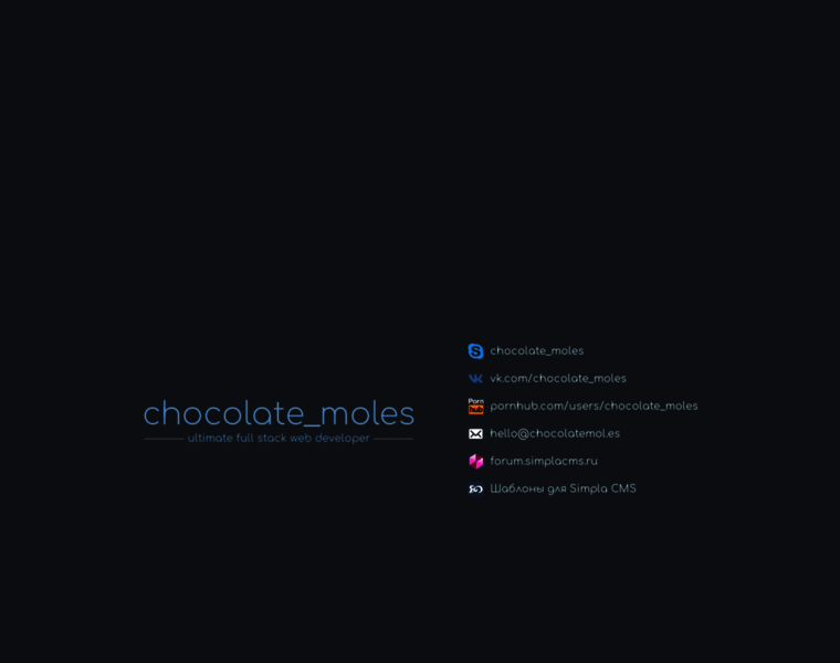 Chocolatemol.es thumbnail