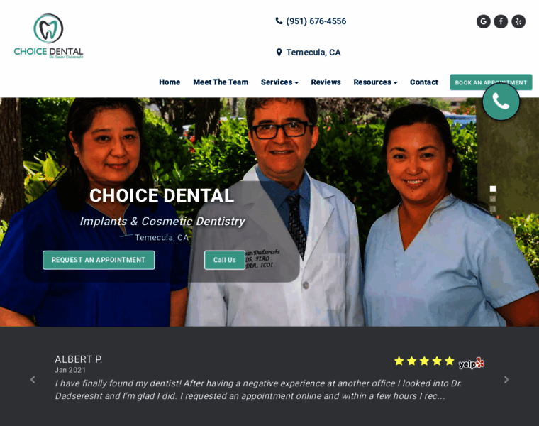 Choice-dental.com thumbnail