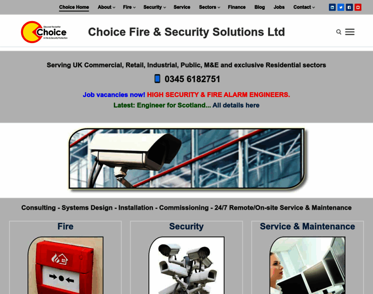 Choicefireandsecurity.co.uk thumbnail
