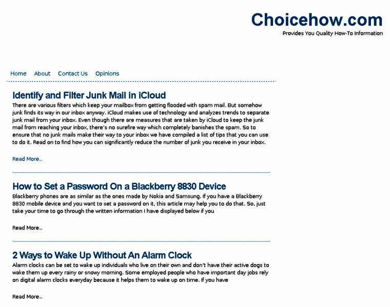 Choicehow.com thumbnail
