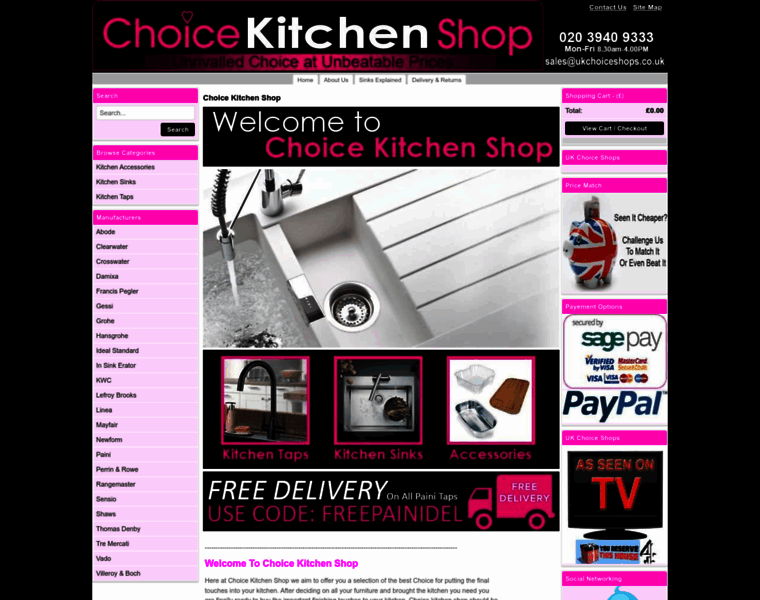 Choicekitchenshop.co.uk thumbnail
