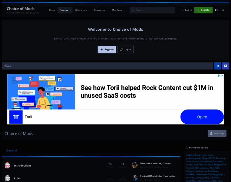 Choiceofmods.com thumbnail