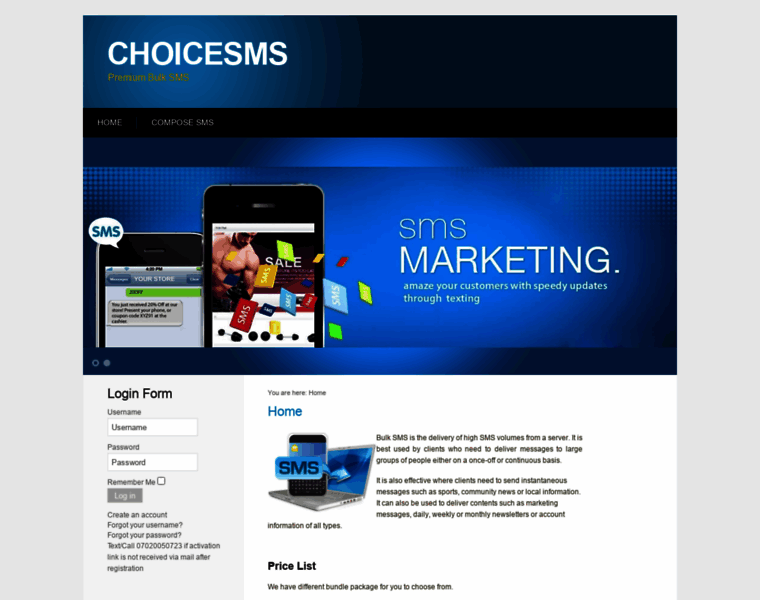 Choicesms.net thumbnail