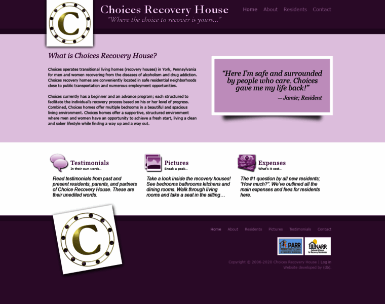 Choicesrecoveryhouse.com thumbnail