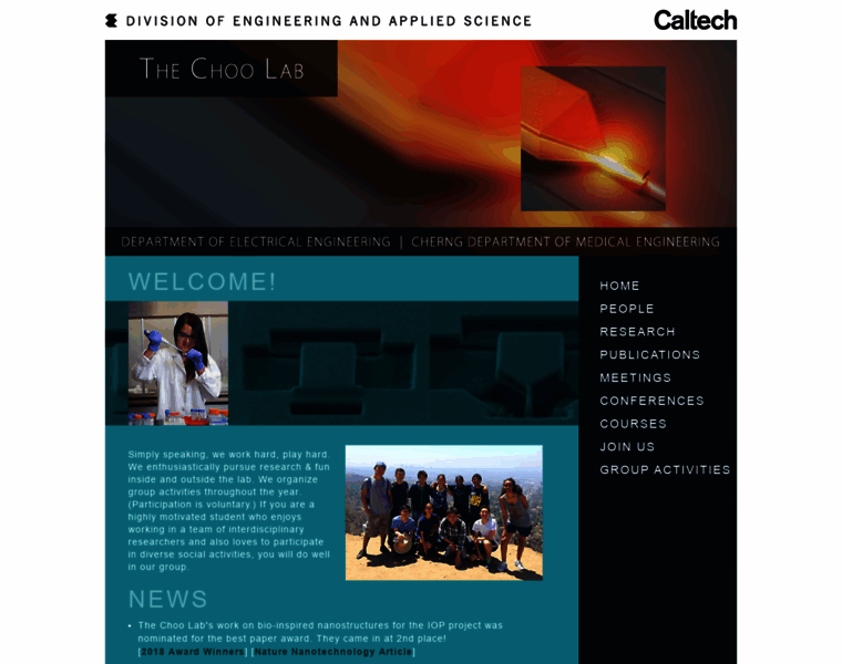 Choolab.caltech.edu thumbnail