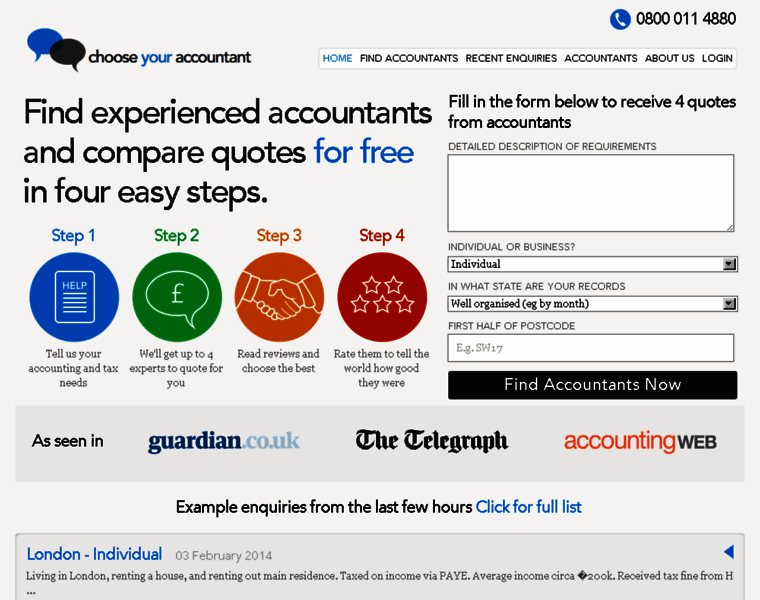 Choose-your-accountant.co.uk thumbnail