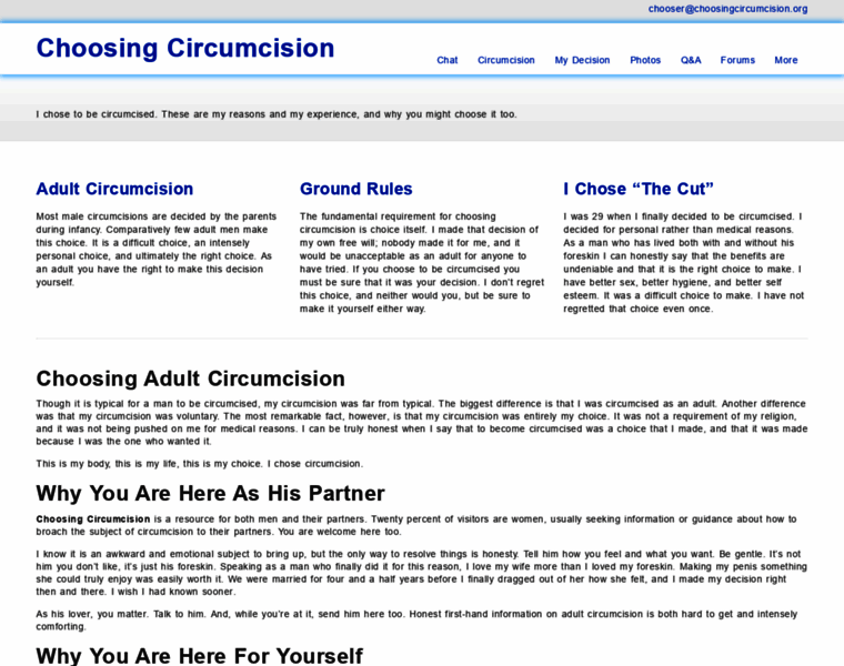 Choosingcircumcision.org thumbnail