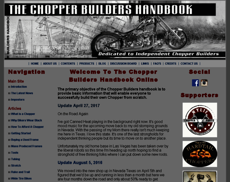 Chopperhandbook.com thumbnail