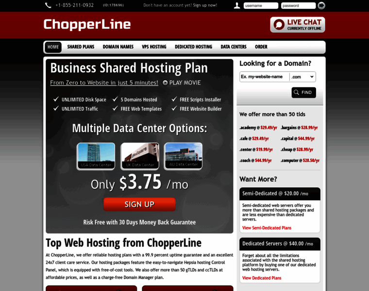 Chopperline.info thumbnail