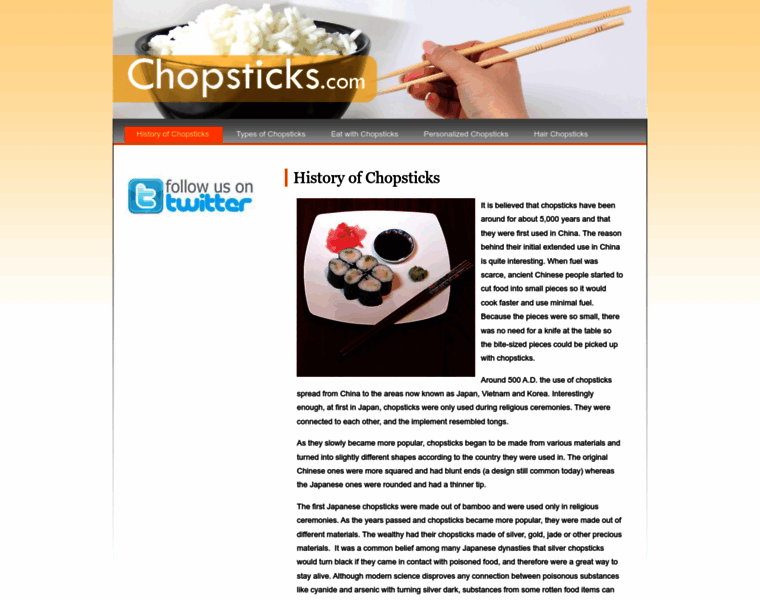 Chopsticks.com thumbnail