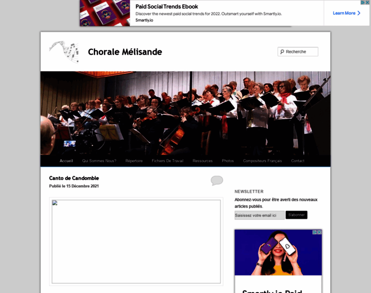 Chorale-melisande.fr thumbnail