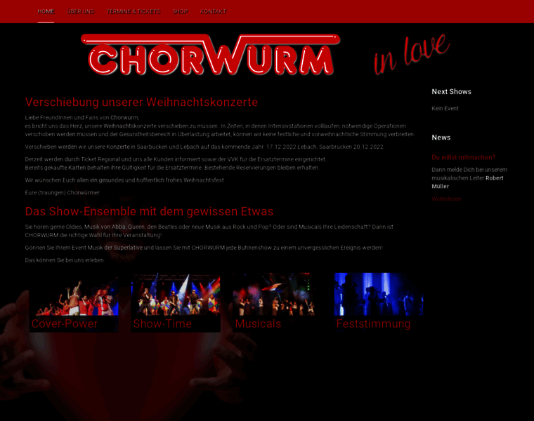 Chorwurm.de thumbnail