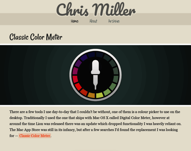 Chris-miller.org thumbnail