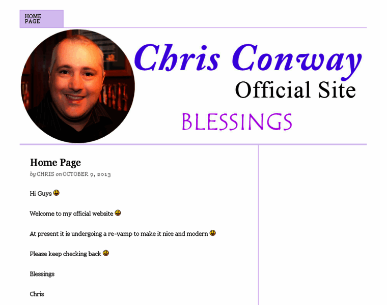 Chrisconwaymedium.co.uk thumbnail
