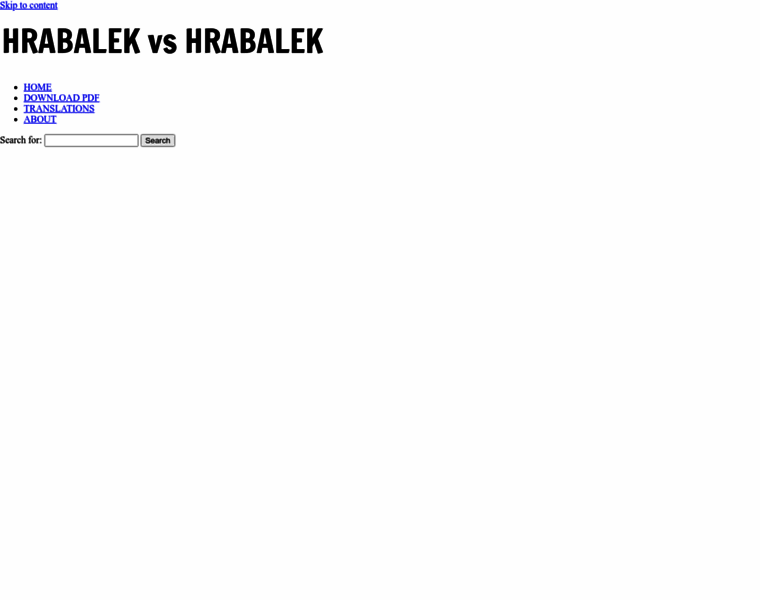 Chrishrabalek.com thumbnail