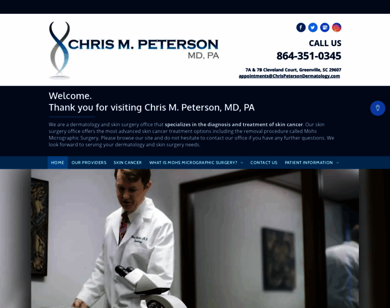 Chrispetersondermatology.com thumbnail