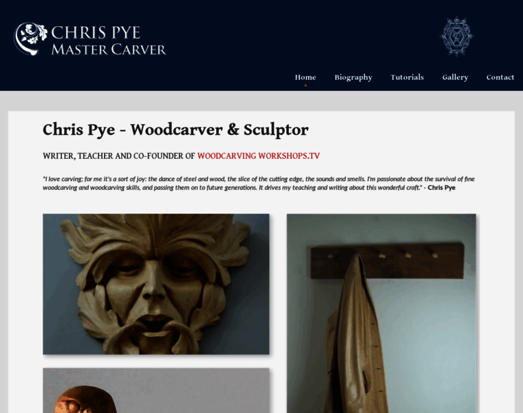 Chrispye-woodcarving.com thumbnail