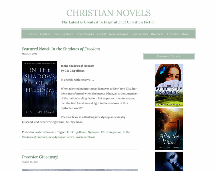 Christian-novels.com thumbnail