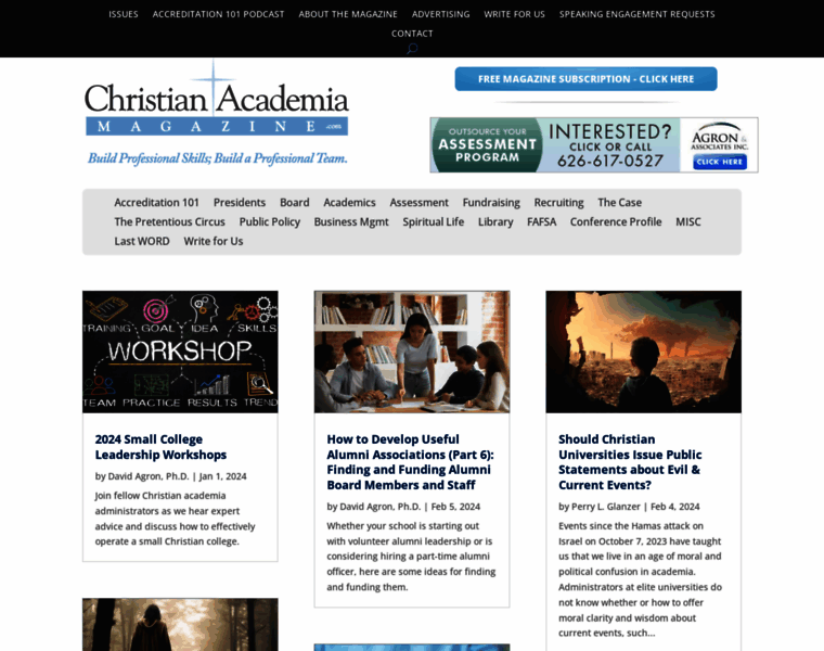 Christianacademiamagazine.com thumbnail