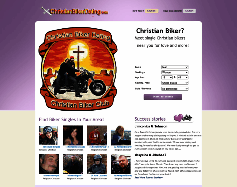 Christianbikerdating.com thumbnail