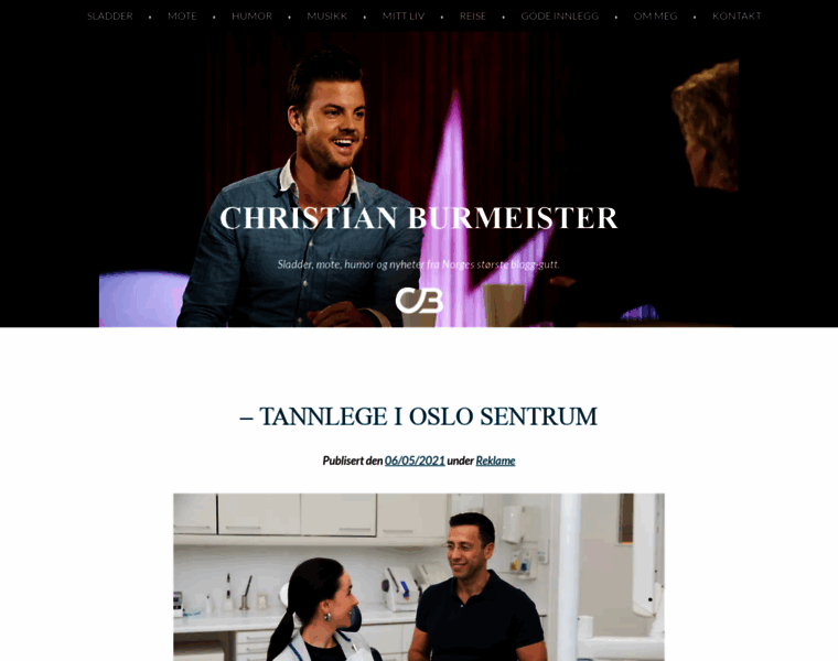Christianburmeister.no thumbnail