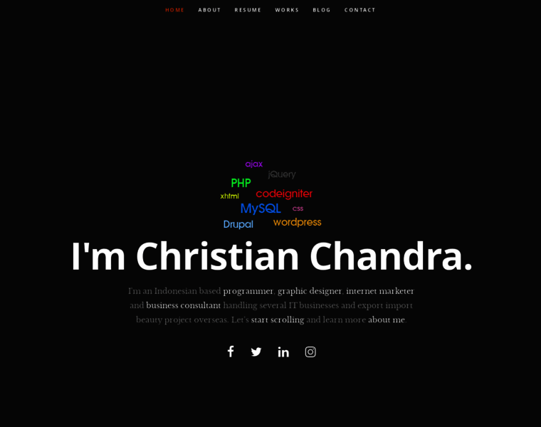 Christianchandra.com thumbnail