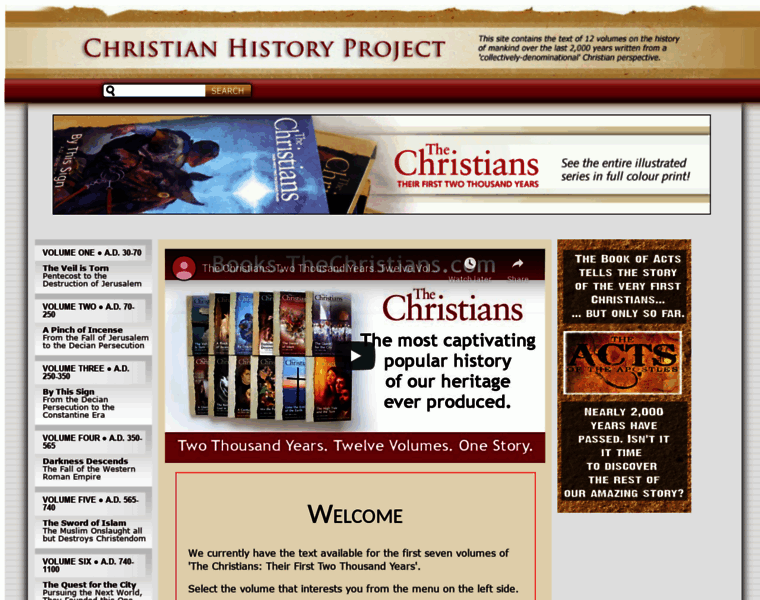 Christianhistoryproject.org thumbnail