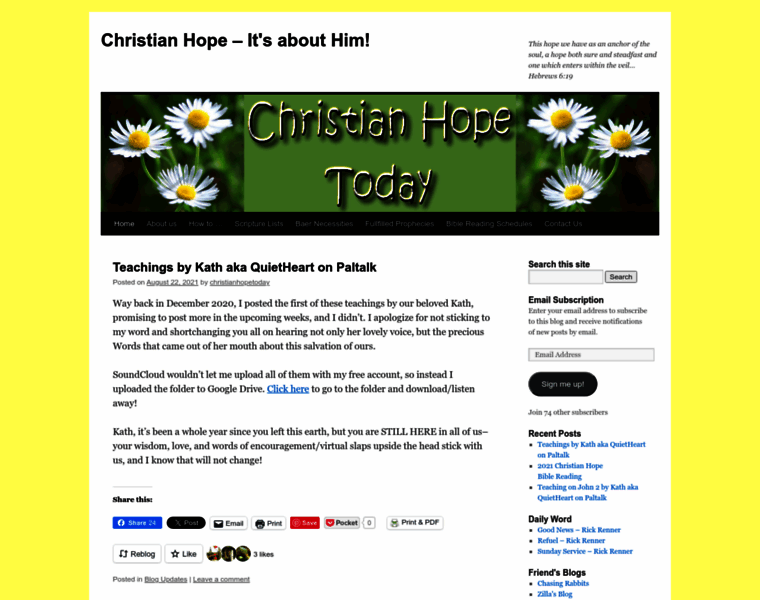 Christianhopetoday.com thumbnail