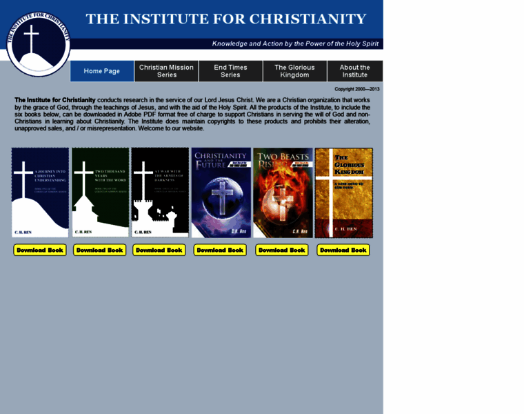 Christianityinstitute.org thumbnail