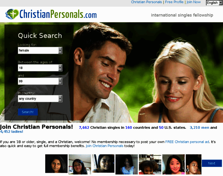 Christianpersonals.com thumbnail