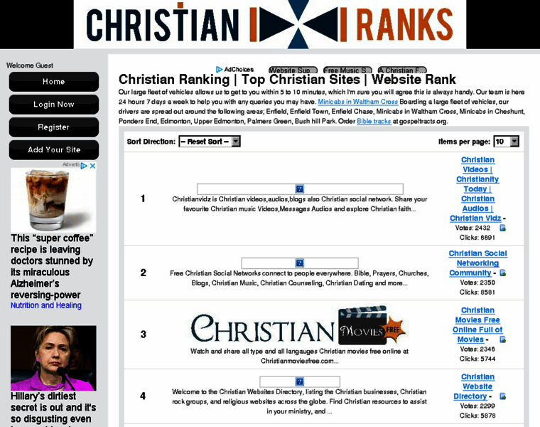 Christianranks.com thumbnail