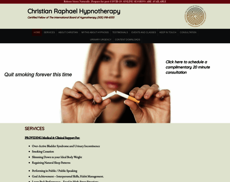 Christianraphaelhypnotherapy.com thumbnail