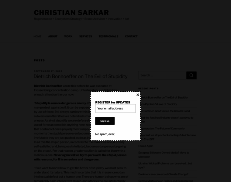 Christiansarkar.com thumbnail