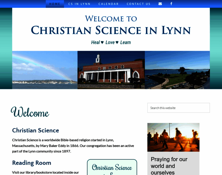 Christianscienceinlynn.org thumbnail