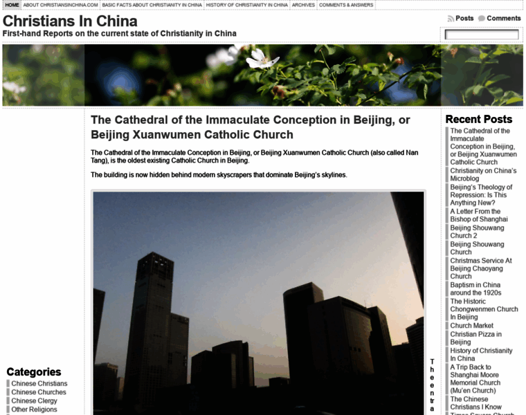 Christiansinchina.com thumbnail